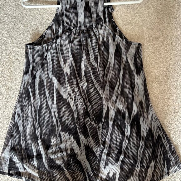 Black/Grey Striped Top - Picture 2 of 3